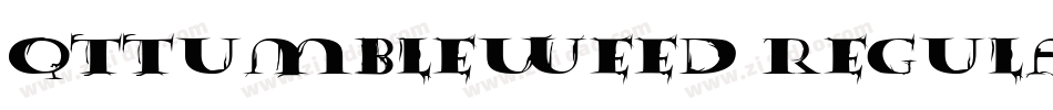 QTTumbleweed Regular字体转换